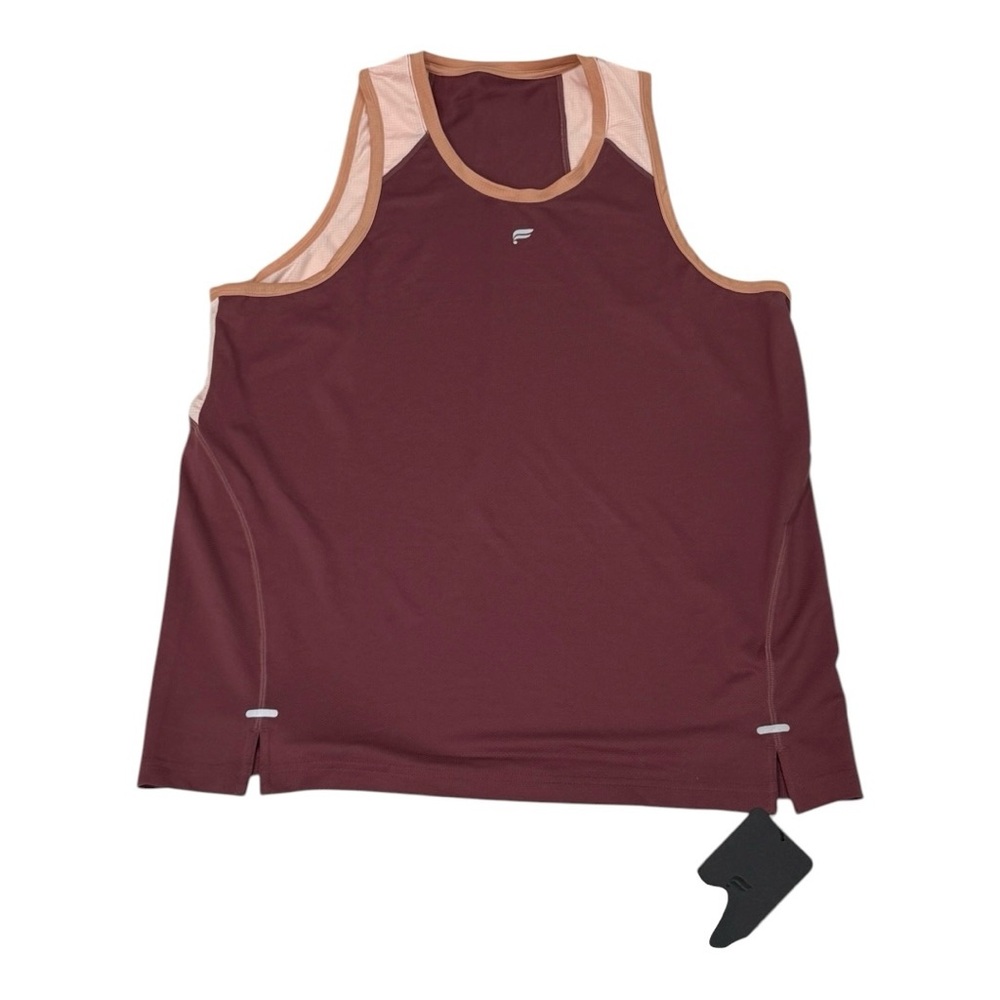 Fabletics Maroon and Peach Tank Top NEW BOX28